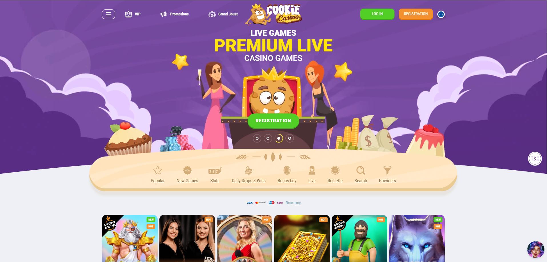 Cookie Casino TOP Live Games Cookie Casino TOP Live Games
