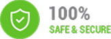 100% Safe & Secure